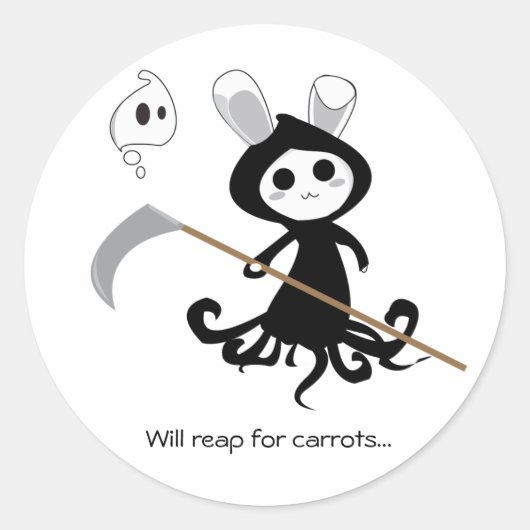 Sticker Rond Gros Bunny (Devant)