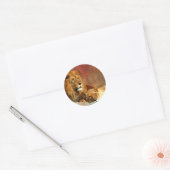 Sticker Rond Gros Chats - 6 (Enveloppe)