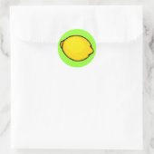 Sticker Rond Gros citron (Sac)