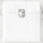 Sticker Rond gros lol-guy (Sac)