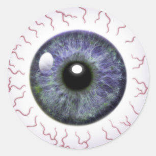 Sticker Rond Gros oeil