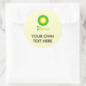 Sticker Rond Gros problème (Sac)