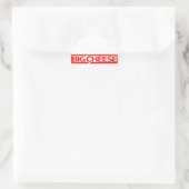 Sticker Rond Gros timbre au fromage (Sac)