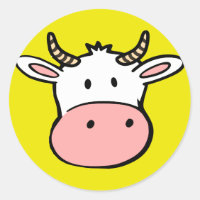 Grosse vache caricaturale