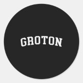 Sticker Rond Groton (Devant)