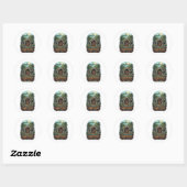 STICKER ROND GROTTES KABAYAN (Feuille)