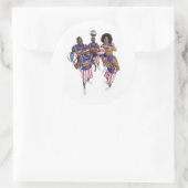 Sticker Rond Groupe Stars 2009 (Sac)