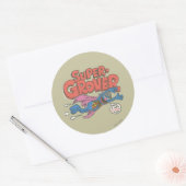 Sticker Rond Grover Vintage Kids 1 (Enveloppe)