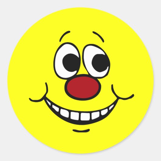 Sticker Rond Grumpey face effrayée (Devant)