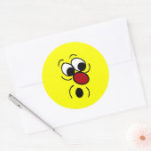 Sticker Rond Grumpey Visage Surpris (Enveloppe)