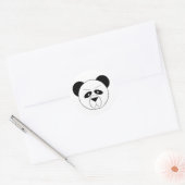 Sticker Rond Grumpy Panda (Enveloppe)