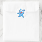 Sticker Rond Grundo bleu (Sac)