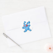 Sticker Rond Grundo bleu (Enveloppe)
