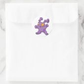 Sticker Rond Grundo Purple (Sac)