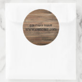 Sticker Rond grunge grange bois Construction menuiserie (Sac)