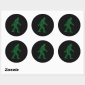Sticker Rond Grunge Squatchin (Feuille)