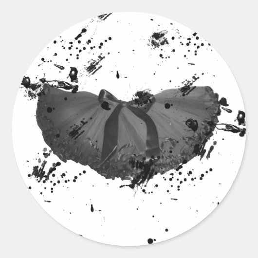 Sticker Rond Grunge Tutu (Devant)