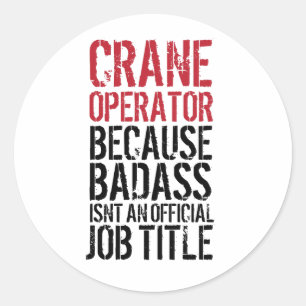 Sticker Rond Grutier puisqu'autocollant de fonction de Badass