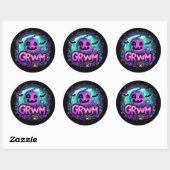 Sticker Rond GRWM | ExDesigner | Halloween (Feuille)