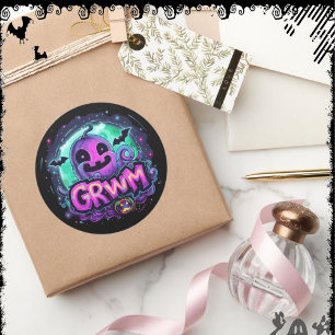 Sticker Rond GRWM ExDesigner Halloween