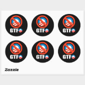STICKER ROND GTFO (Feuille)