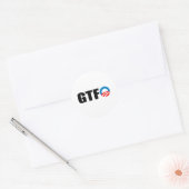 STICKER ROND GTFO (Enveloppe)