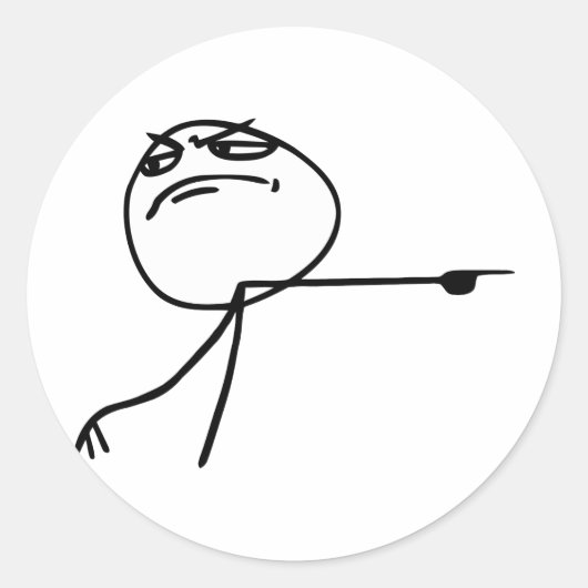 STICKER ROND GTFO (Devant)