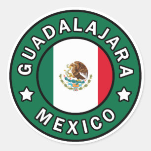 Sticker Rond Guadalajara Mexique