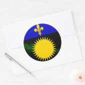 Sticker Rond Guadeloupe (Enveloppe)