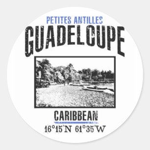 Sticker Rond Guadeloupe