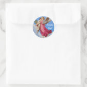 Sticker Rond Guardian Angel Et Enfant Inspiration (Sac)