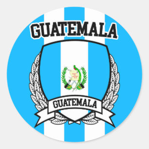 Sticker Rond Guatemala