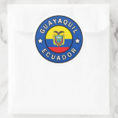 Sticker Rond Guayaquil Equateur (Sac)