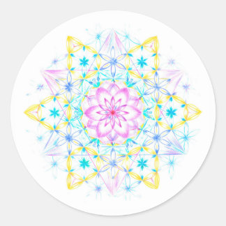 Sticker Rond Guérison de l'enfant étoile