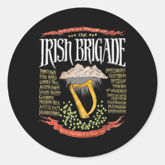 Sticker Rond Guerre civile de la brigade irlandaise