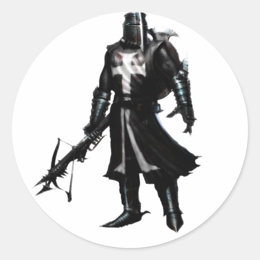 Sticker Rond guerrier (Devant)