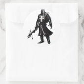 Sticker Rond guerrier (Sac)