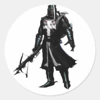 Sticker Rond guerrier