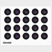 Sticker Rond Guerrier1 (Feuille)