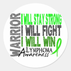 Sticker Rond Guerrier de Lymphoma