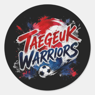 Sticker Rond Guerriers Taegeuk - Équipe nationale de Corée du S