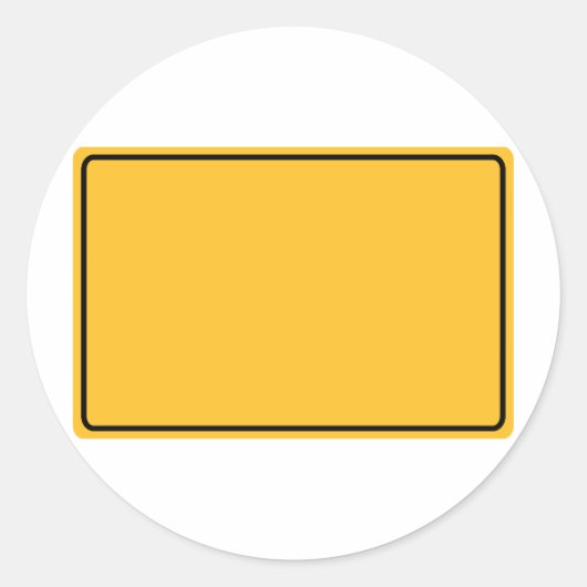 Sticker Rond Guide municipal pour texte propre (Devant)