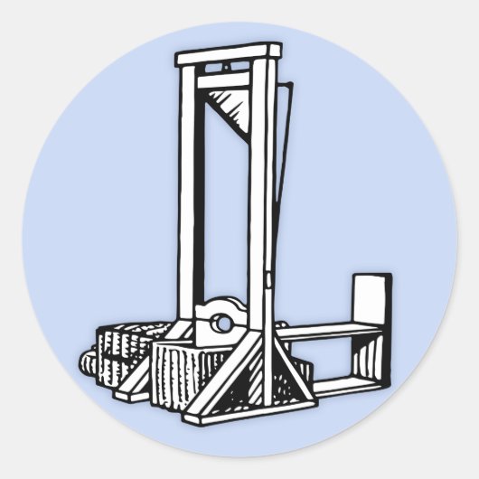 Sticker Rond Guillotine (Devant)