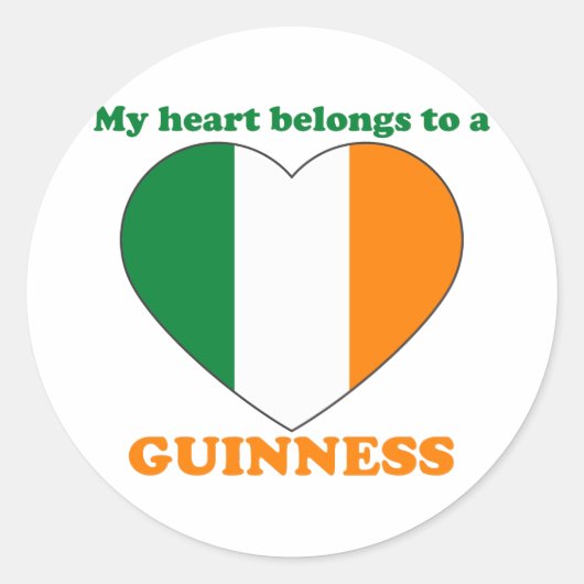 Sticker Rond Guinness (Devant)