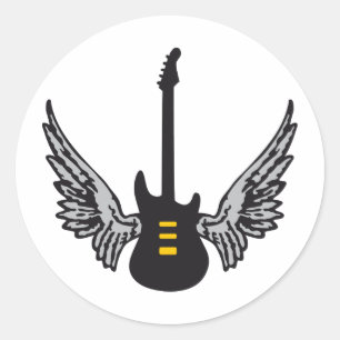 Sticker Rond guitar wing