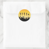 Sticker Rond guitare (Sac)