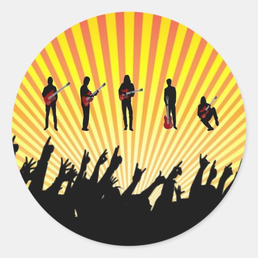 Sticker Rond guitare (Devant)