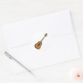 Sticker Rond guitare (Enveloppe)