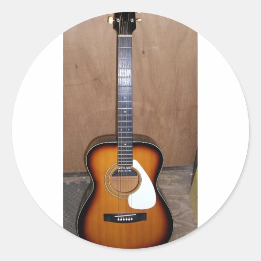 Sticker Rond guitare (Devant)