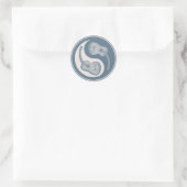 Sticker Rond Guitare classique Yin Yang (Sac)